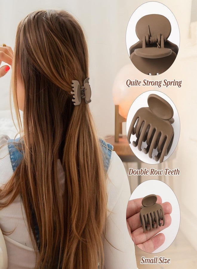 Interesse 9 PCS Small Hair Clips for Toddler Girls, Cute Mini Claw Clips for Thin Fine Hair, 1.5 Inch Matte Tiny Jaw Clips for Women Kids, Strong Hold Non Slip Hair Accessories, Multi-Styles - Image 2